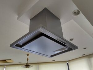 静岡キッチン取付け隊　センターレンジフードの取替　施工後
